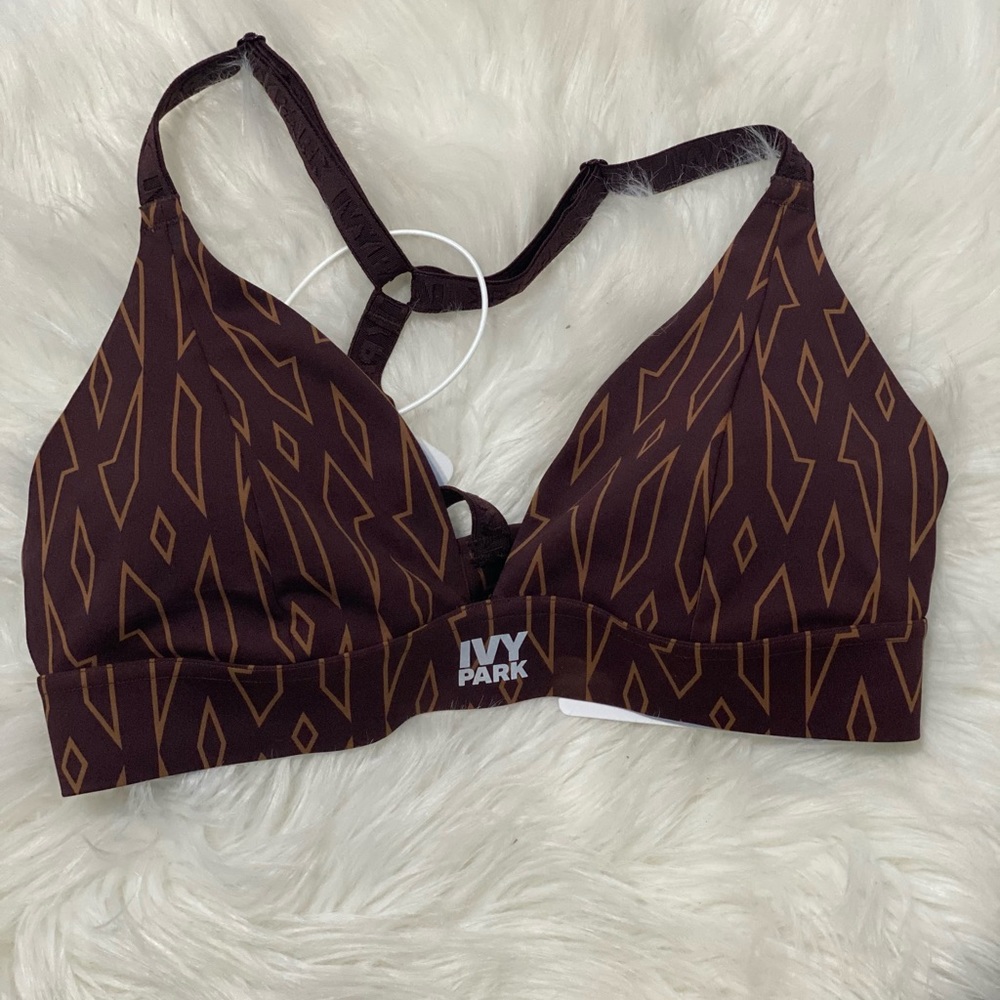 IVY PARK Monogram Triangle Bra S